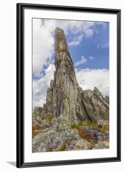 USA, Alaska, Finger Rock. Tor outcropping of rock.-Jaynes Gallery-Framed Premium Photographic Print