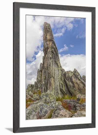 USA, Alaska, Finger Rock. Tor outcropping of rock.-Jaynes Gallery-Framed Premium Photographic Print