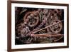 USA, Alaska. Gears and chains-Jaynes Gallery-Framed Premium Photographic Print