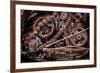 USA, Alaska. Gears and chains-Jaynes Gallery-Framed Premium Photographic Print