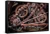 USA, Alaska. Gears and chains-Jaynes Gallery-Framed Stretched Canvas