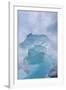 USA, Alaska, Glacier Bay NP. Towering ice formation and storm clouds.-Don Paulson-Framed Photographic Print