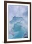 USA, Alaska, Glacier Bay NP. Towering ice formation and storm clouds.-Don Paulson-Framed Photographic Print