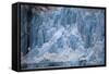 USA, Alaska, Inside Passage, Glacier Calving-John Ford-Framed Stretched Canvas