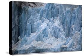 USA, Alaska, Inside Passage, Glacier Calving-John Ford-Stretched Canvas