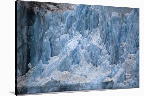 USA, Alaska, Inside Passage, Glacier Calving-John Ford-Stretched Canvas