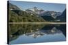 USA, Alaska, Katmai National Park. Landscape in Geographic Harbor of Amalik Bay.-Frank Zurey-Stretched Canvas