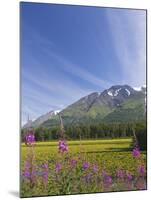 USA, Alaska, Kenai Peninsula. Mountain and lake landscape.-Jaynes Gallery-Mounted Photographic Print