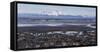 USA, Alaska, Kenai Peninsula. Seascape with Mount Redoubt and beach.-Jaynes Gallery-Framed Stretched Canvas