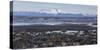 USA, Alaska, Kenai Peninsula. Seascape with Mount Redoubt and beach.-Jaynes Gallery-Stretched Canvas