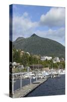 USA, Alaska, Ketchikan, Downtown Cruise Ship Docks-Savanah Stewart-Stretched Canvas
