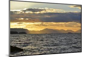 USA, Alaska, Ketchikan. Sunset North of Town-Savanah Stewart-Mounted Photographic Print