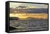 USA, Alaska, Ketchikan. Sunset North of Town-Savanah Stewart-Framed Stretched Canvas