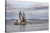USA, Alaska, Kodiak, Chiniak Bay. Commercial fishing for salmon.-Frank Zurey-Stretched Canvas
