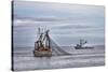 USA, Alaska, Kodiak, Chiniak Bay. Commercial fishing for salmon.-Frank Zurey-Stretched Canvas