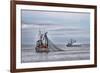 USA, Alaska, Kodiak, Chiniak Bay. Commercial fishing for salmon.-Frank Zurey-Framed Photographic Print