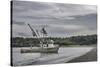 USA, Alaska, Kodiak, Chiniak Bay. Commercial fishing for salmon.-Frank Zurey-Stretched Canvas