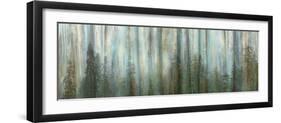 USA, Alaska, Misty Fiords National Monument. Panoramic collage of paint-splattered curtain.-Jaynes Gallery-Framed Photographic Print