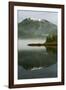 USA, Alaska. Morning Fog on Lake-Jaynes Gallery-Framed Photographic Print