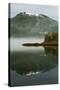 USA, Alaska. Morning Fog on Lake-Jaynes Gallery-Stretched Canvas