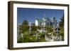 USA, Alaska, Ninilchik. Russian Orthodox Church and cemetery.-Jaynes Gallery-Framed Photographic Print