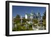 USA, Alaska, Ninilchik. Russian Orthodox Church and cemetery.-Jaynes Gallery-Framed Photographic Print