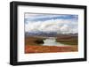 USA, Alaska, Noatak National Preserve. Arctic tundra in autumn colors along the Noatak River.-Fredrik Norrsell-Framed Photographic Print