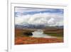 USA, Alaska, Noatak National Preserve. Arctic tundra in autumn colors along the Noatak River.-Fredrik Norrsell-Framed Photographic Print