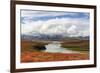 USA, Alaska, Noatak National Preserve. Arctic tundra in autumn colors along the Noatak River.-Fredrik Norrsell-Framed Photographic Print