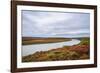 USA, Alaska, Noatak National Preserve. Autumn colors along the Noatak River.-Fredrik Norrsell-Framed Photographic Print