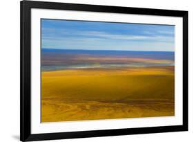 USA, Alaska, North Slope. Aerial of Ivishak River and tundra.-Jaynes Gallery-Framed Premium Photographic Print