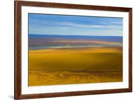 USA, Alaska, North Slope. Aerial of Ivishak River and tundra.-Jaynes Gallery-Framed Premium Photographic Print