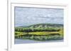 USA, Alaska, Olnes Pond. Landscape with pond reflection.-Jaynes Gallery-Framed Photographic Print