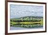 USA, Alaska, Olnes Pond. Landscape with pond reflection.-Jaynes Gallery-Framed Photographic Print