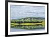 USA, Alaska, Olnes Pond. Landscape with pond reflection.-Jaynes Gallery-Framed Photographic Print