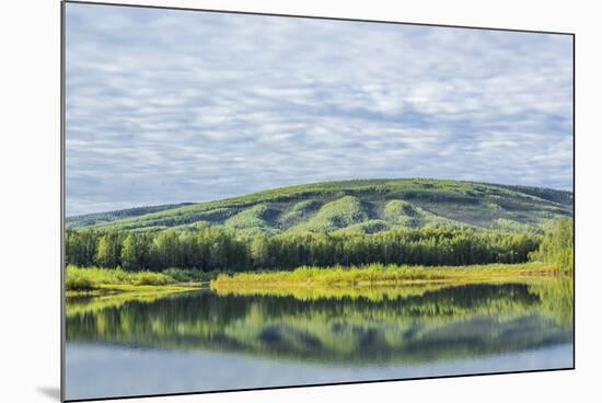 USA, Alaska, Olnes Pond. Landscape with pond reflection.-Jaynes Gallery-Mounted Photographic Print