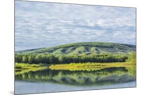 USA, Alaska, Olnes Pond. Landscape with pond reflection.-Jaynes Gallery-Mounted Photographic Print