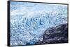 USA, Alaska. Rock and ice converge at the terminus of Mendenhall Glacier near Juneau.-Margaret Gaines-Framed Stretched Canvas