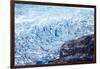 USA, Alaska. Rock and ice converge at the terminus of Mendenhall Glacier near Juneau.-Margaret Gaines-Framed Photographic Print