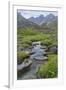 USA, Alaska, Talkeetna Mountains. Landscape with Archangel Creek.-Jaynes Gallery-Framed Premium Photographic Print