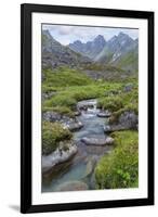 USA, Alaska, Talkeetna Mountains. Landscape with Archangel Creek.-Jaynes Gallery-Framed Premium Photographic Print