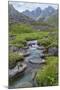 USA, Alaska, Talkeetna Mountains. Landscape with Archangel Creek.-Jaynes Gallery-Mounted Photographic Print