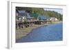 USA, Alaska, Tenakee Springs. Waterfront homes on stilts.-Don Paulson-Framed Photographic Print