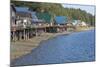 USA, Alaska, Tenakee Springs. Waterfront homes on stilts.-Don Paulson-Mounted Photographic Print