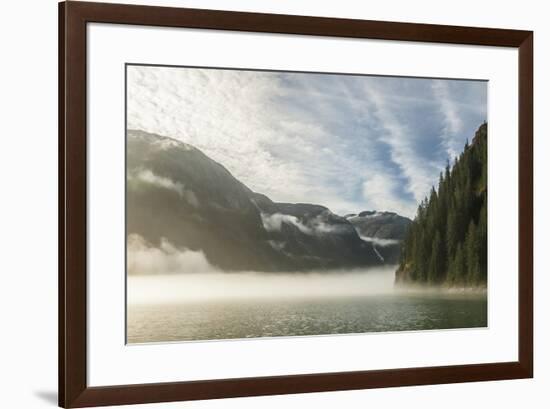 USA, Alaska, Tongass National Forest. Endicott Arm in fog.-Jaynes Gallery-Framed Premium Photographic Print