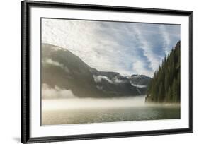 USA, Alaska, Tongass National Forest. Endicott Arm in fog.-Jaynes Gallery-Framed Premium Photographic Print