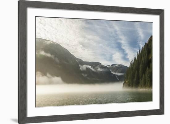 USA, Alaska, Tongass National Forest. Endicott Arm in fog.-Jaynes Gallery-Framed Premium Photographic Print