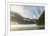 USA, Alaska, Tongass National Forest. Endicott Arm in fog.-Jaynes Gallery-Framed Photographic Print