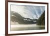 USA, Alaska, Tongass National Forest. Endicott Arm in fog.-Jaynes Gallery-Framed Photographic Print