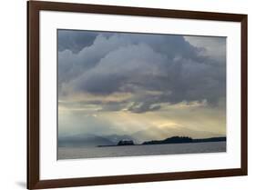 USA, Alaska, Tongass National Forest. God rays and landscape.-Jaynes Gallery-Framed Premium Photographic Print